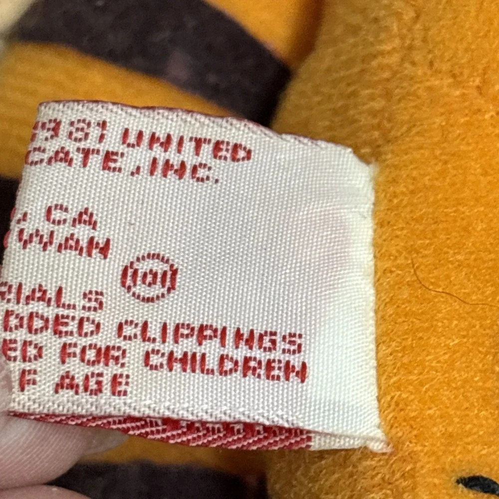Vintage Garfield 1981 United Feature Syndicate Plush Collectible 7